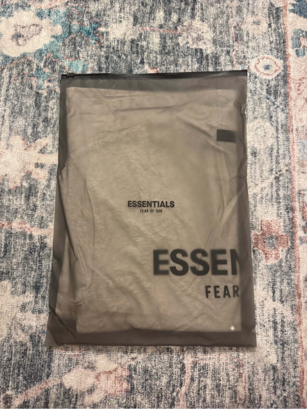 ESSENTIALS Fear of God Men's Tee in Light Heather Gray - Picture 8 of 8